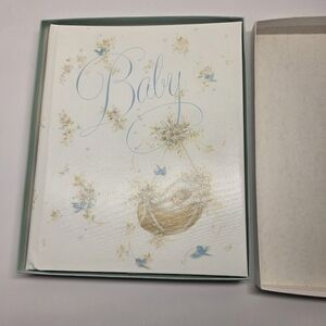 Vintage Unused Baby Record Book By Hallmark With Original Box